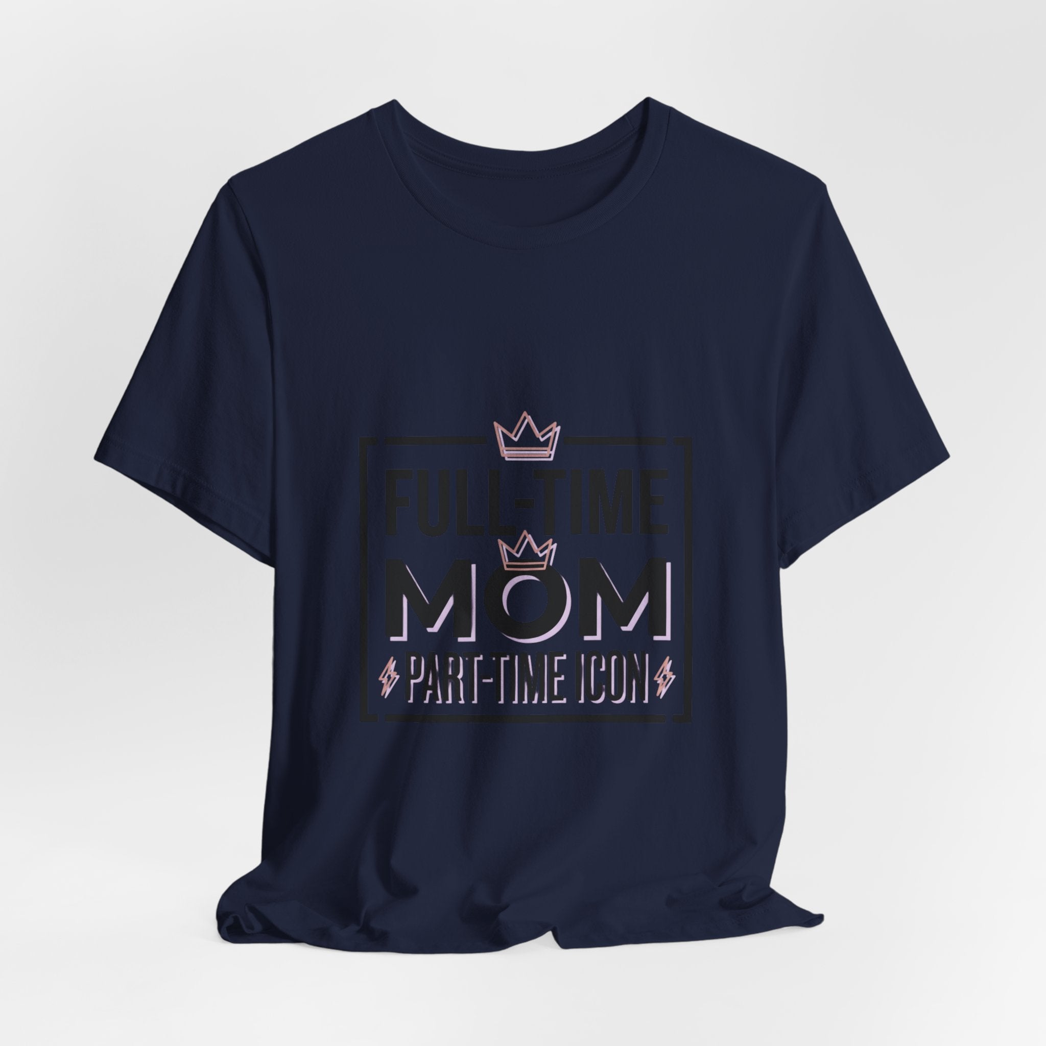 Full-Time Mom Part-Time Icon Tee | minimalist mom shirt, streetwear mom