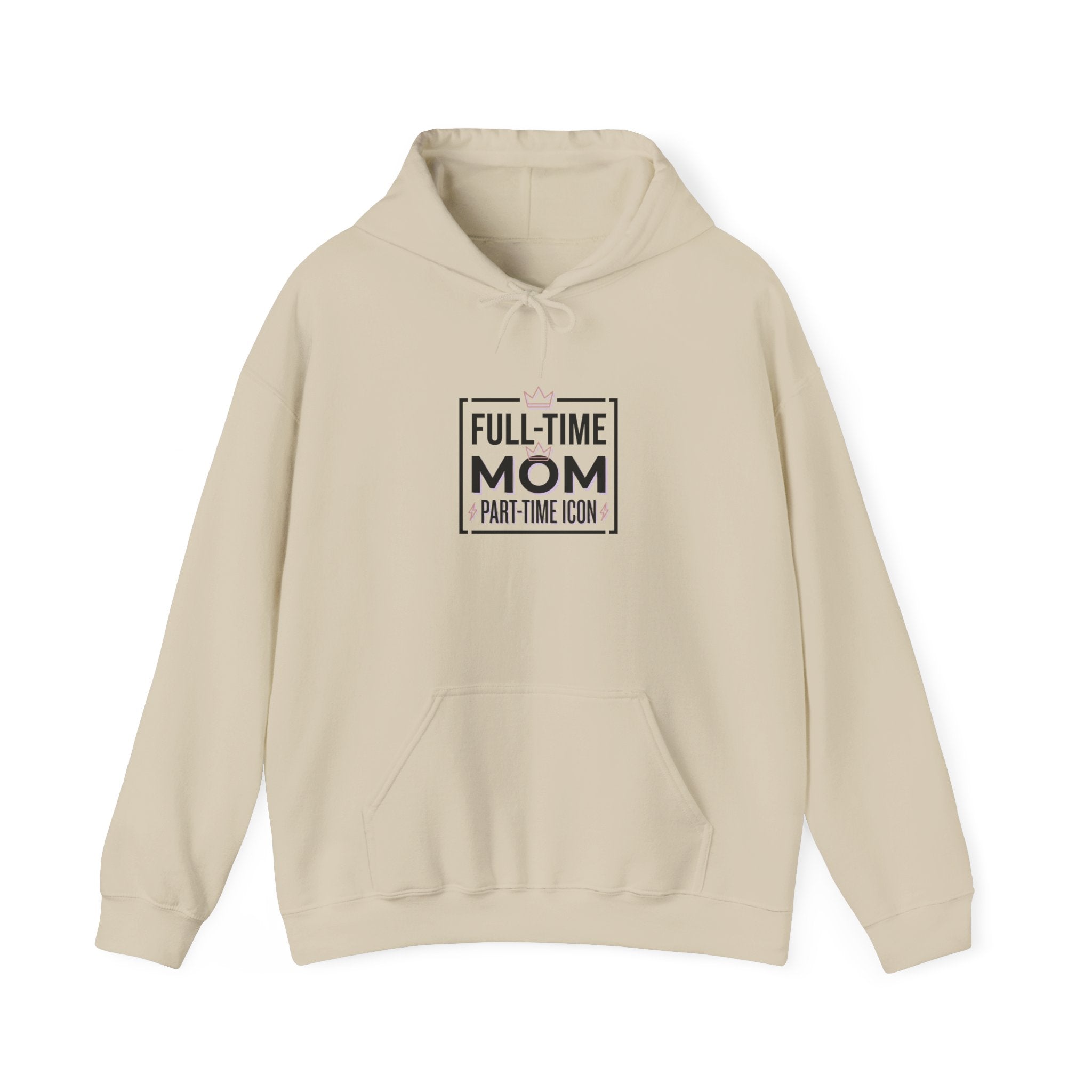 Full-Time Mom Typography Hoodie | streetwear mom, cool mom