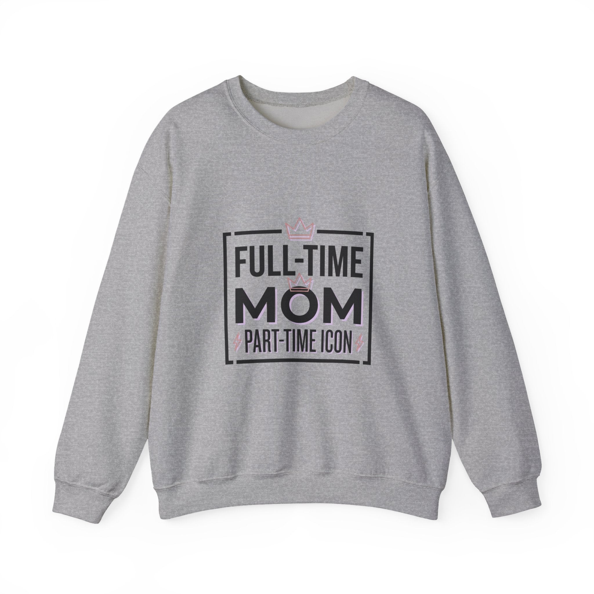 Full-Time Mom Crewneck Sweatshirt | mom life, streetwear mom
