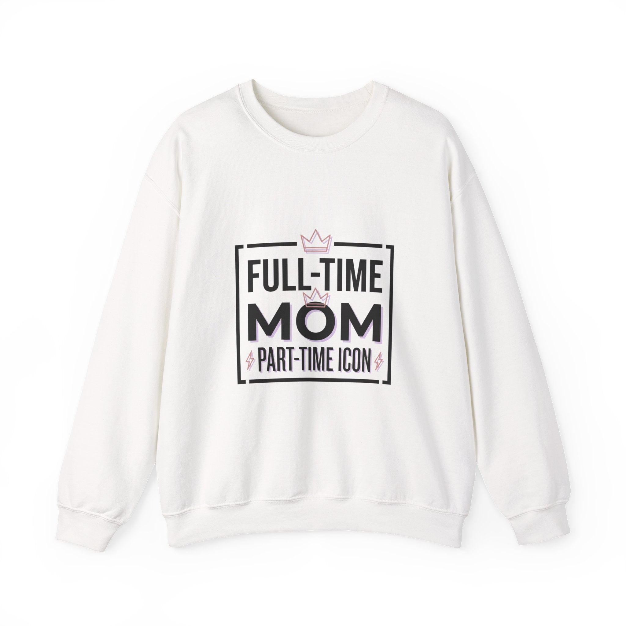 Full-Time Mom Crewneck Sweatshirt | mom life, streetwear mom