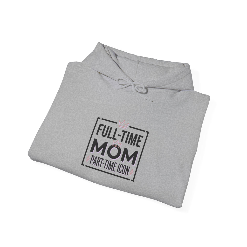 Full-Time Mom Typography Hoodie | streetwear mom, cool mom