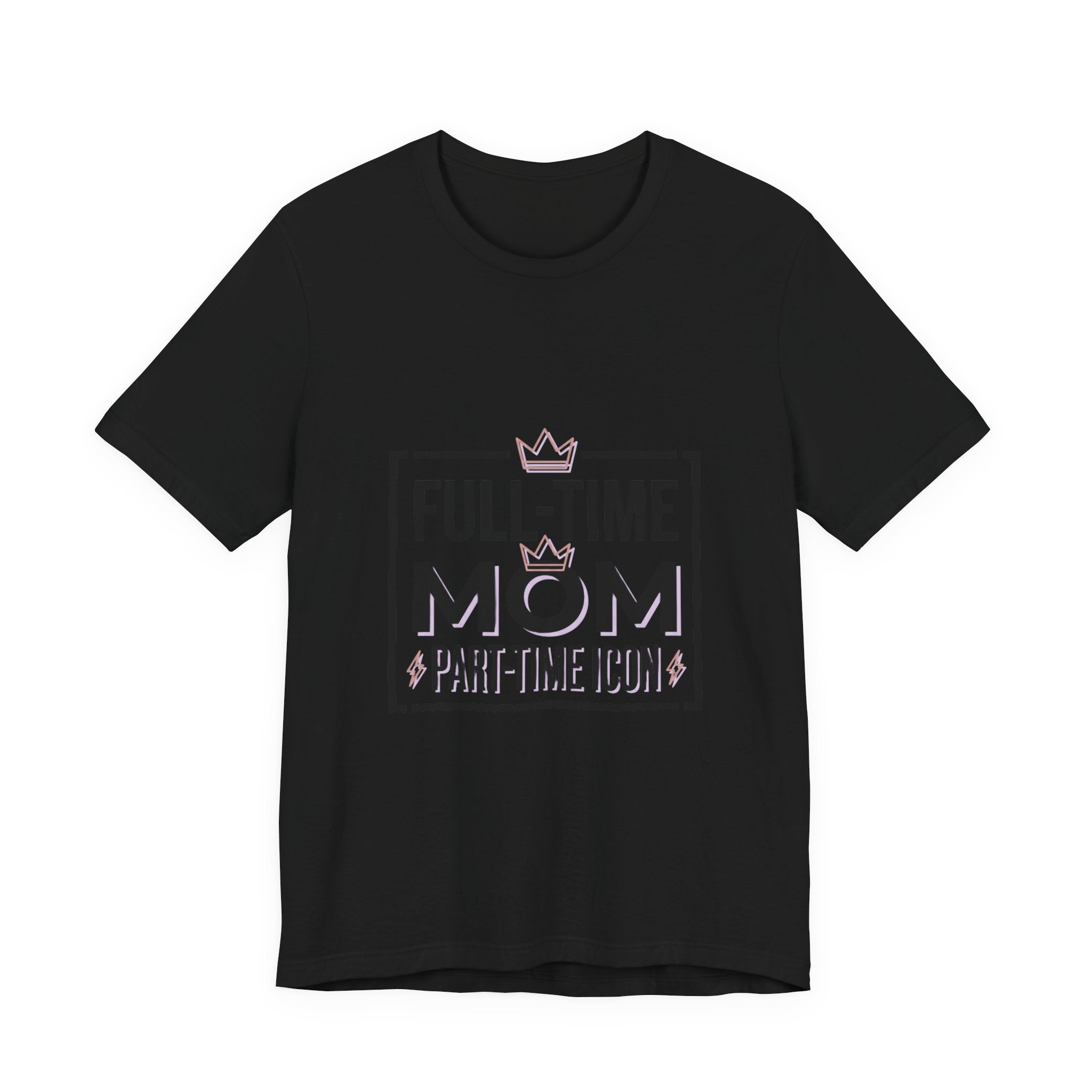 Full-Time Mom Part-Time Icon Tee | minimalist mom shirt, streetwear mom
