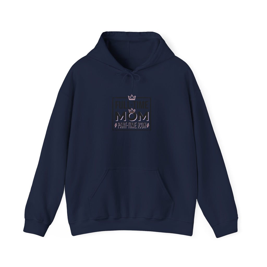 Full-Time Mom Typography Hoodie | streetwear mom, cool mom