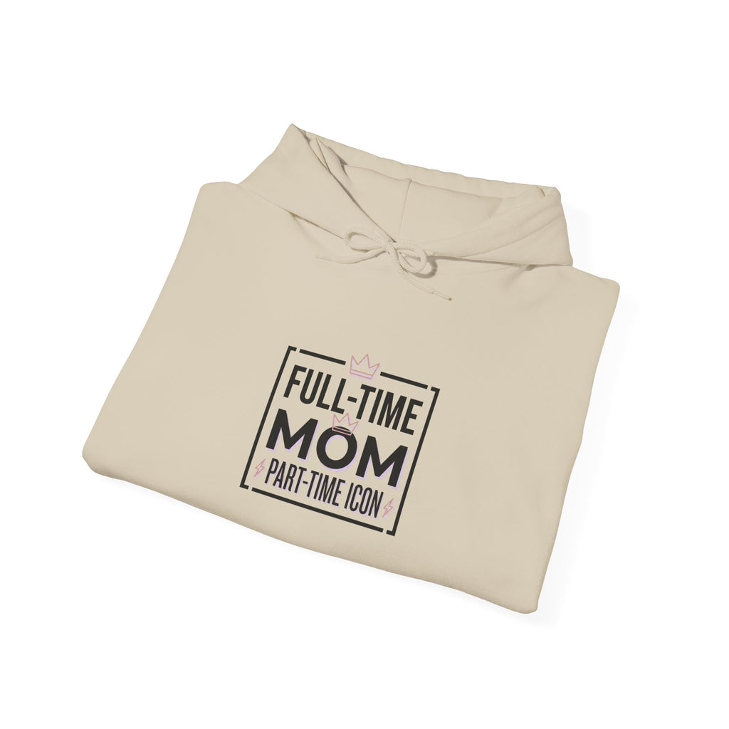Full-Time Mom Typography Hoodie | streetwear mom, cool mom