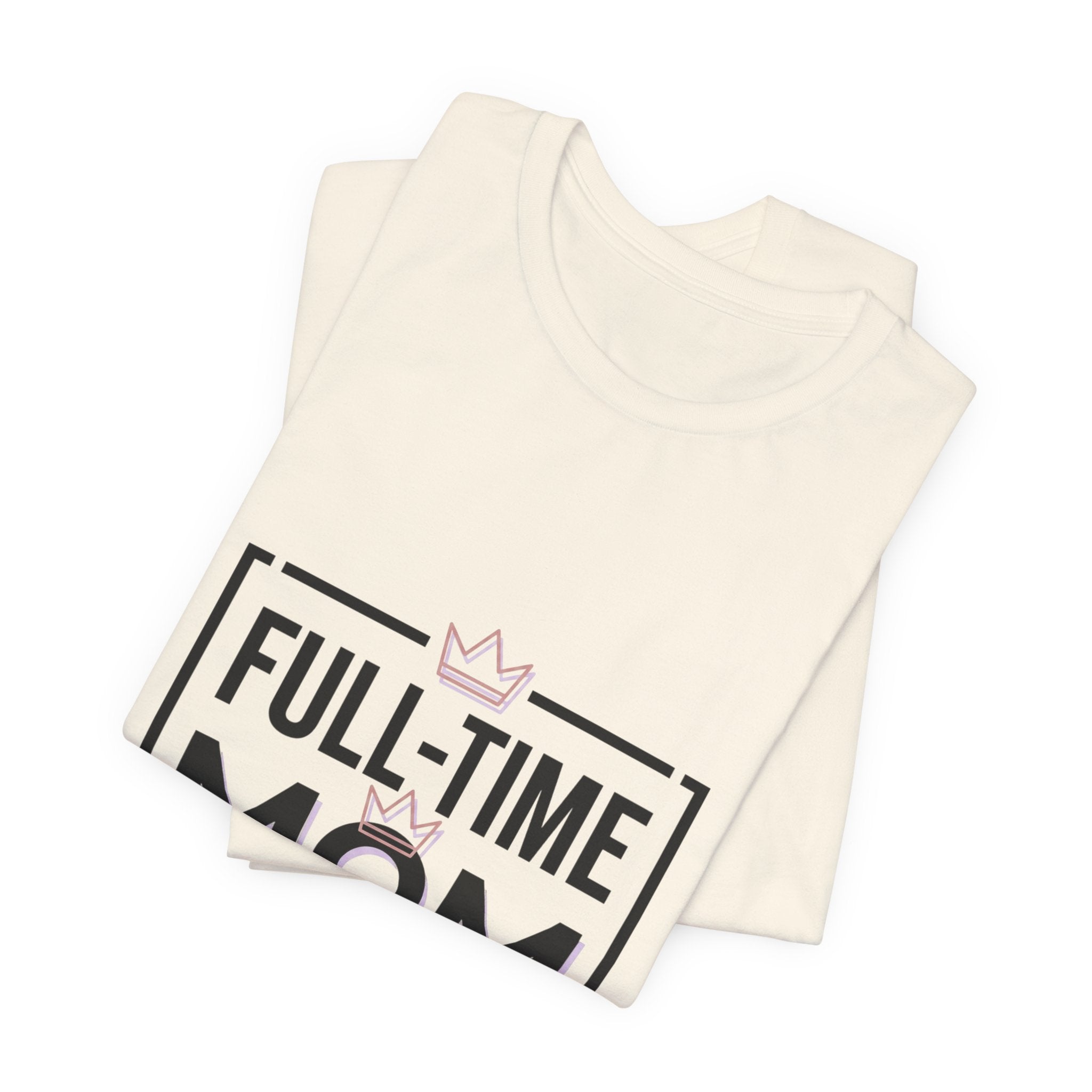 Full-Time Mom Part-Time Icon Tee | minimalist mom shirt, streetwear mom