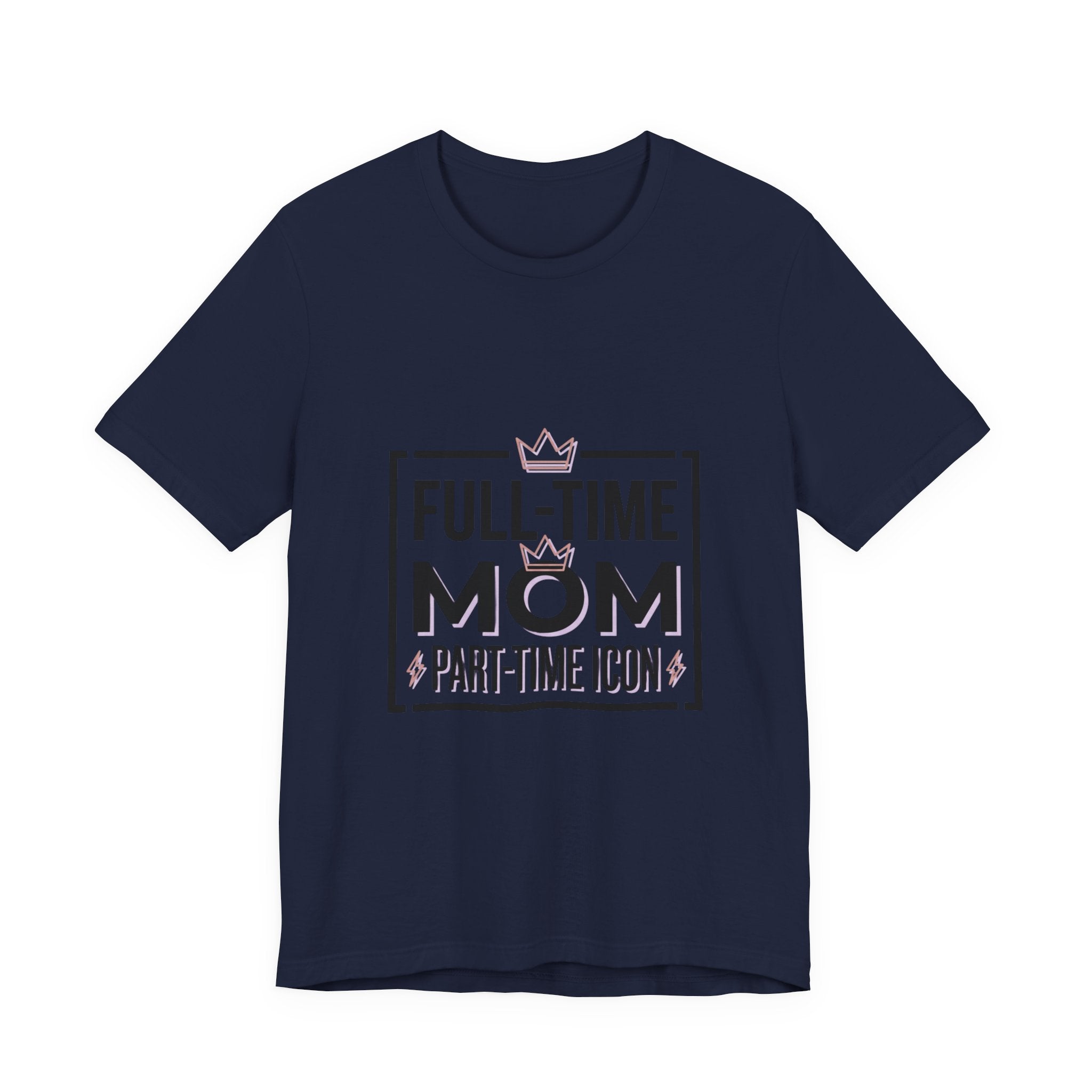 Full-Time Mom Part-Time Icon Tee | minimalist mom shirt, streetwear mom