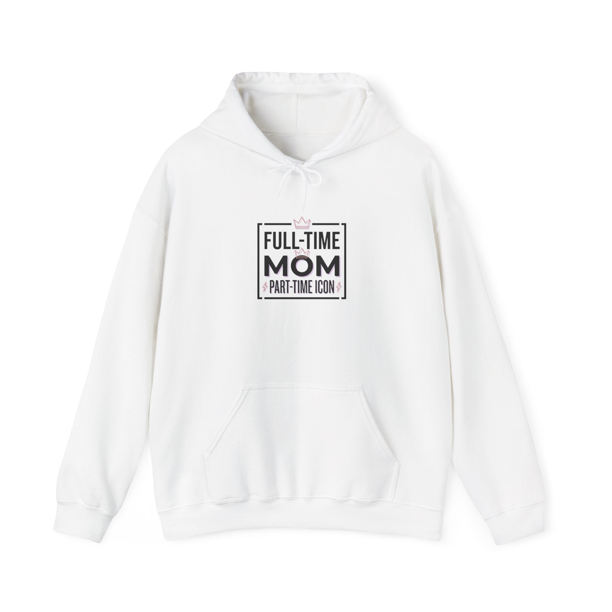 Full-Time Mom Typography Hoodie | streetwear mom, cool mom