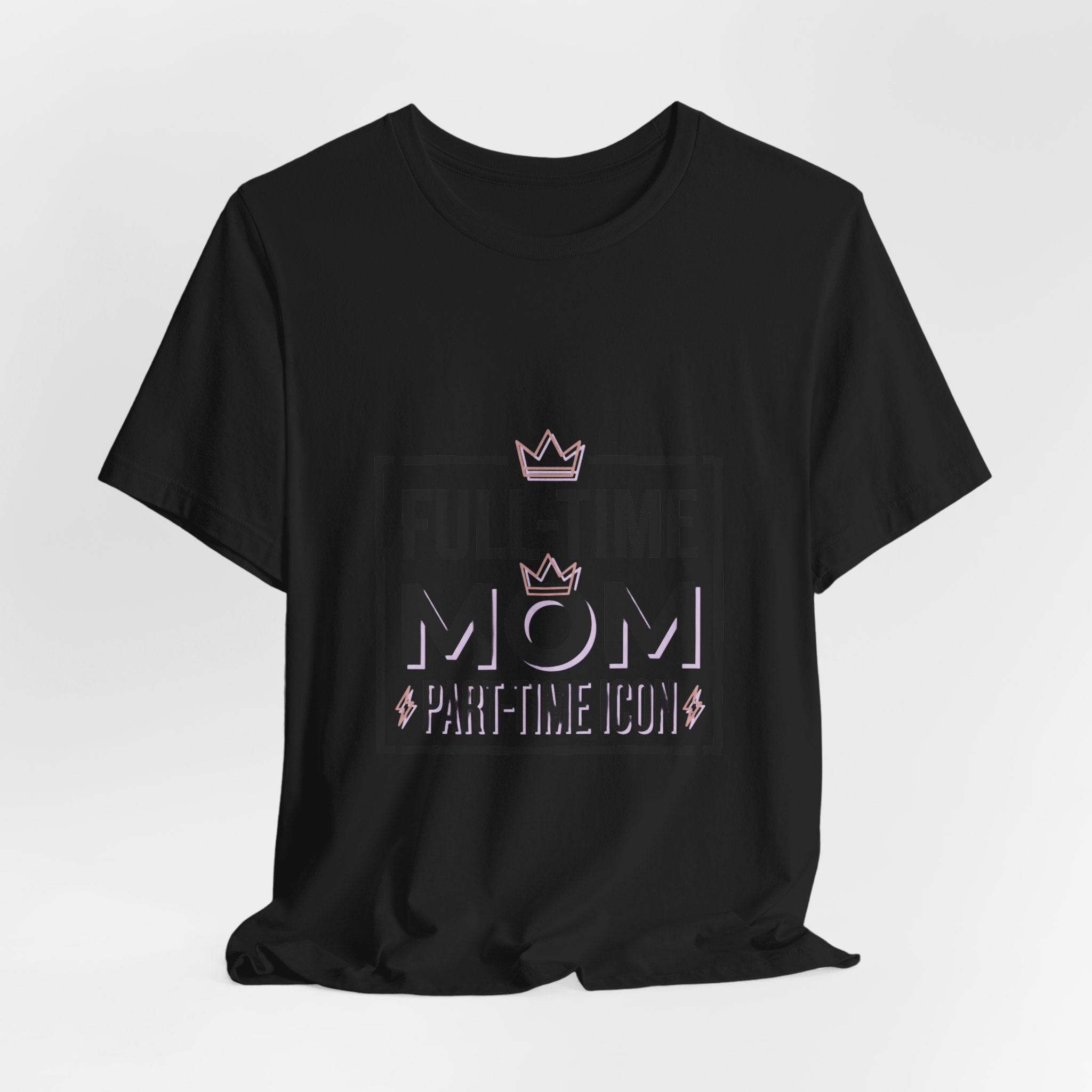 Full-Time Mom Part-Time Icon Tee | minimalist mom shirt, streetwear mom