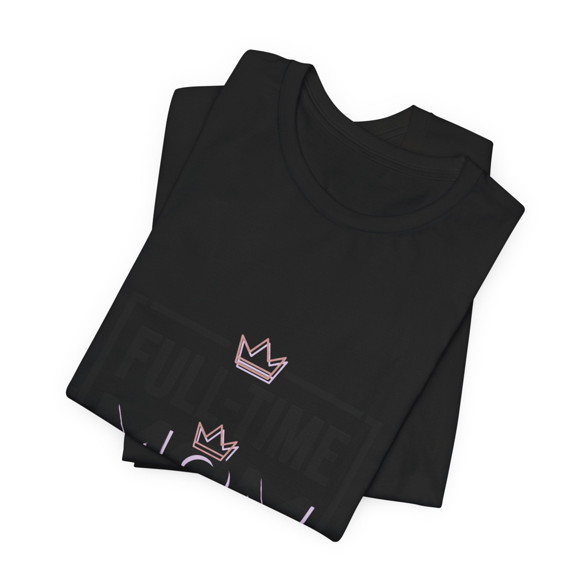 Full-Time Mom Part-Time Icon Tee | minimalist mom shirt, streetwear mom