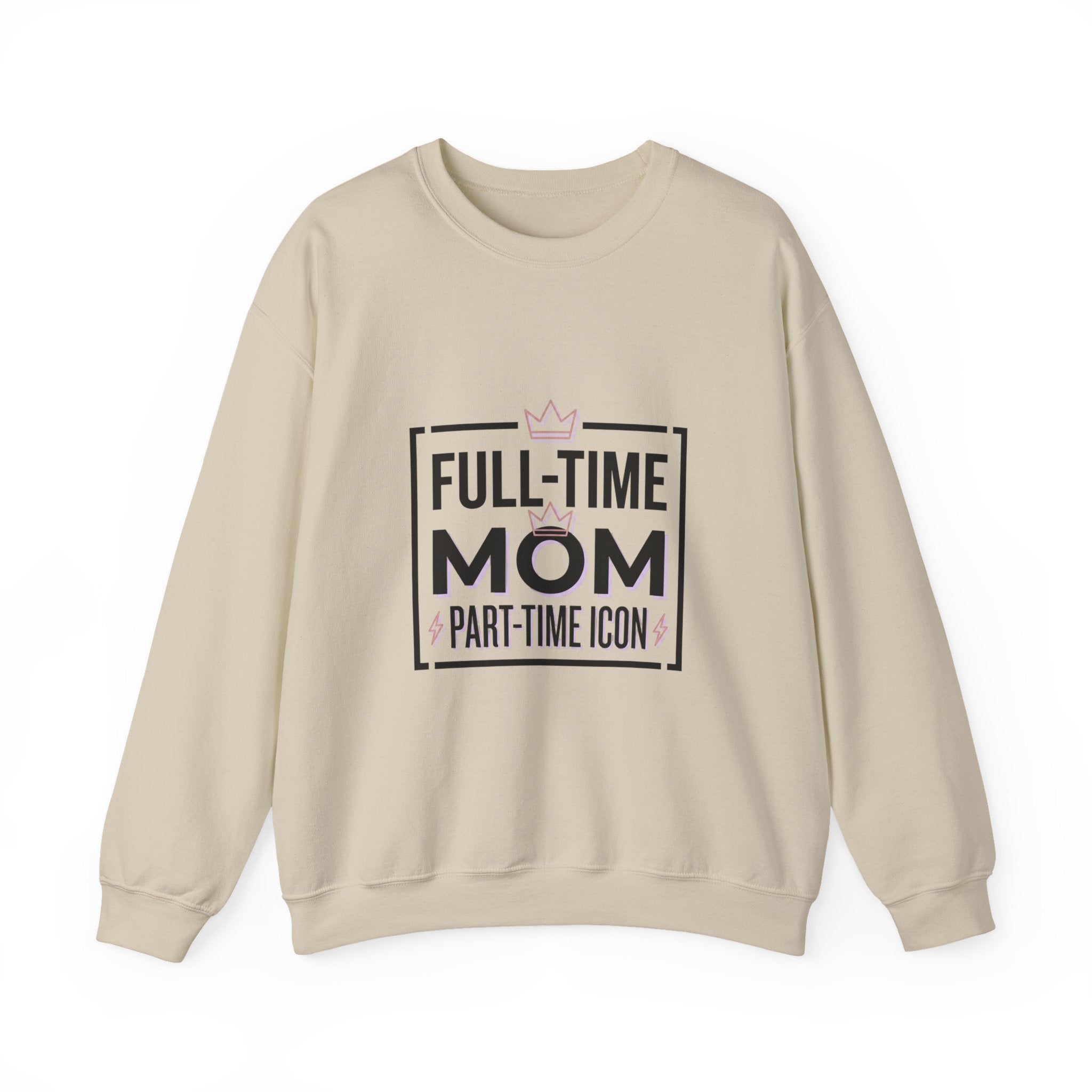 Full-Time Mom Crewneck Sweatshirt | mom life, streetwear mom
