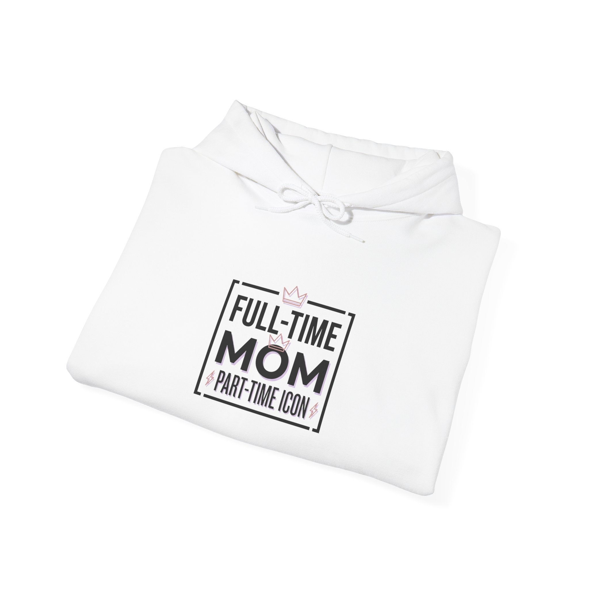 Full-Time Mom Typography Hoodie | streetwear mom, cool mom