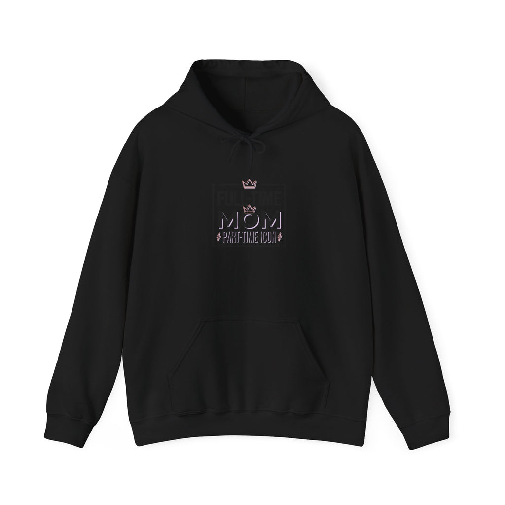 Full-Time Mom Typography Hoodie | streetwear mom, cool mom