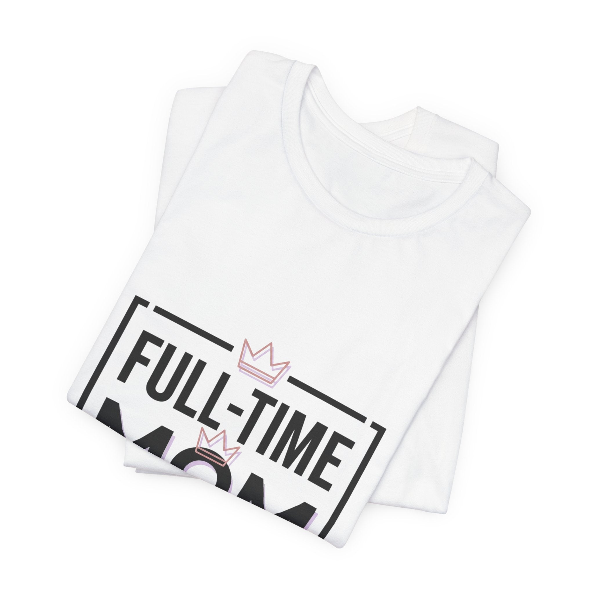 Full-Time Mom Part-Time Icon Tee | minimalist mom shirt, streetwear mom